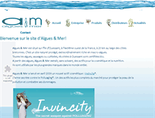 Tablet Screenshot of algues-et-mer.com